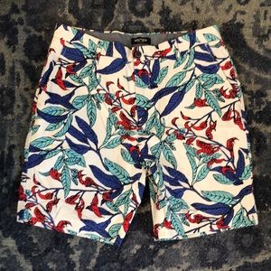 Nautica floral khaki shorts